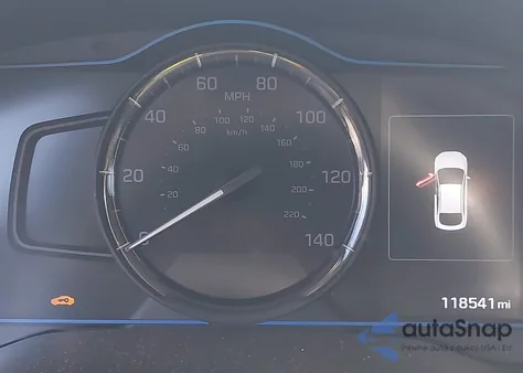 2019 Hyundai Ioniq Hybrid Blue from USA, damaged, VIN KMHC65LC1KU168316